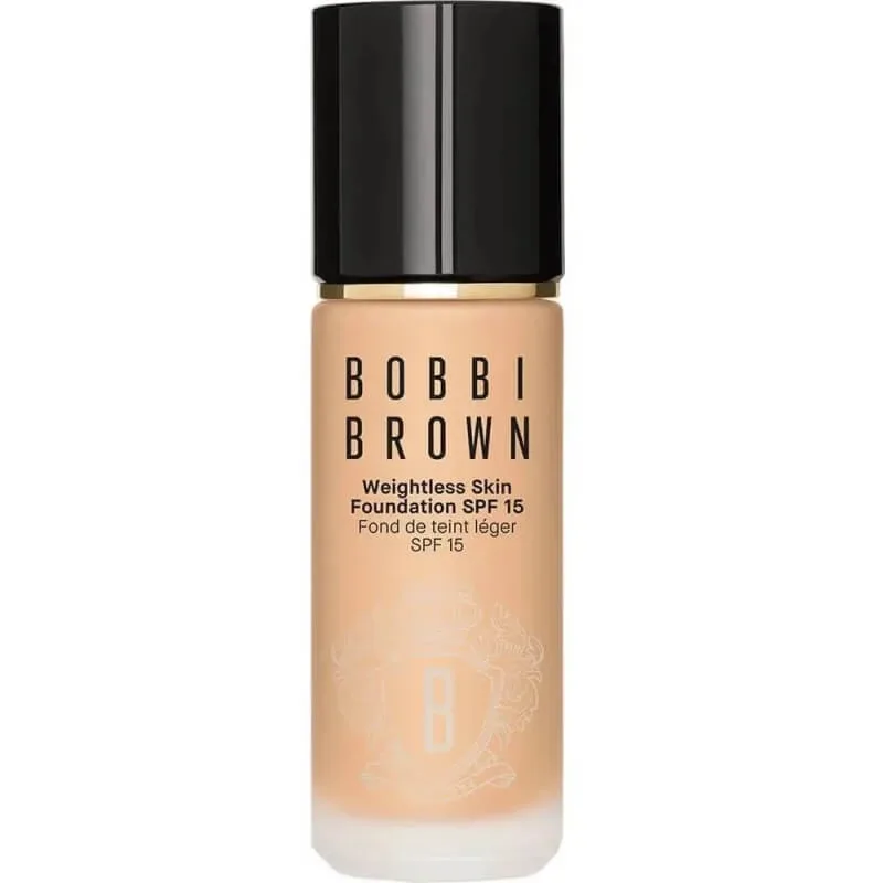 Bobbi Brown Weightless Skin Foundation – fond de ten mat cu SPF 15 – nuanță naturală — preț și oferte