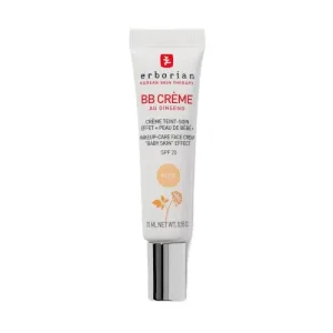 Erborian BB Cream cu ginseng – cremă colorată coreeană cu SPF 20, 15 ml – nuanță nude