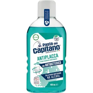 Pasta del Capitano – Apă de gură verde împotriva plăcii dentare, fără alcool, 400 ml