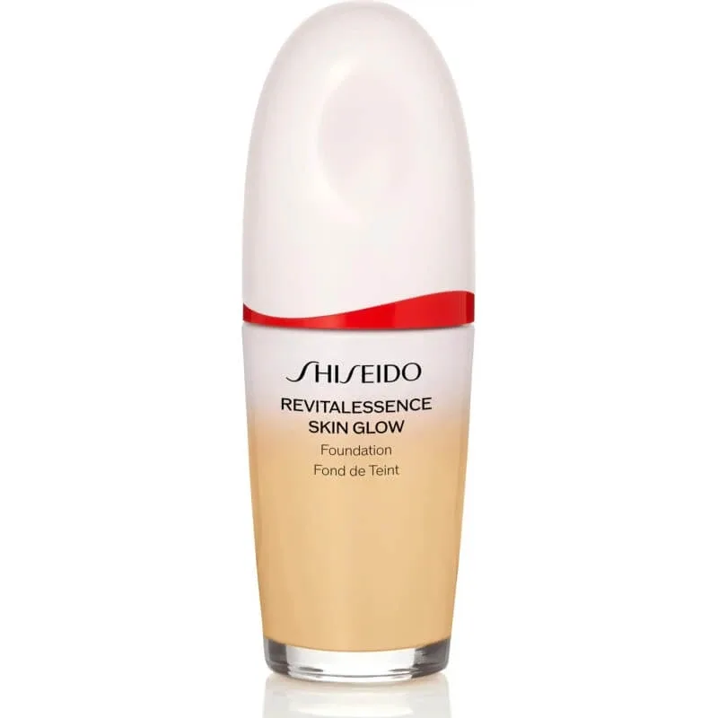 Shiseido Revitalessence Skin Glow SPF 30 – fond de ten iluminator – nr. 250 Sand — preț și oferte