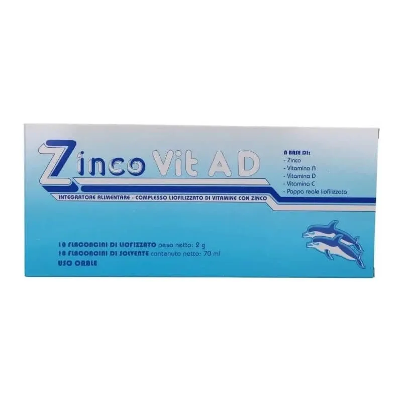 Interfarmac Zincovit ad 10 flacoane – supliment liofilizat pentru copii (ambalaj deteriorat) — preț și oferte