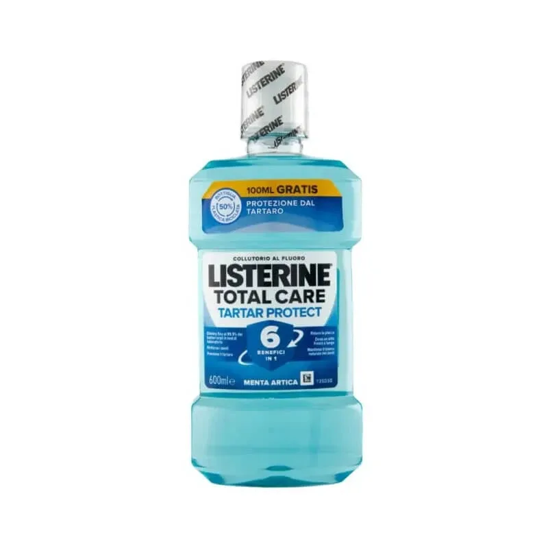 Listerine Total Care - Tartar Protect - apă de gură cu fluor 600 ml — preț și oferte