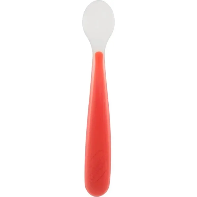 Chicco linguriță moale din silicon, 6 luni+, roșie — preț și oferte