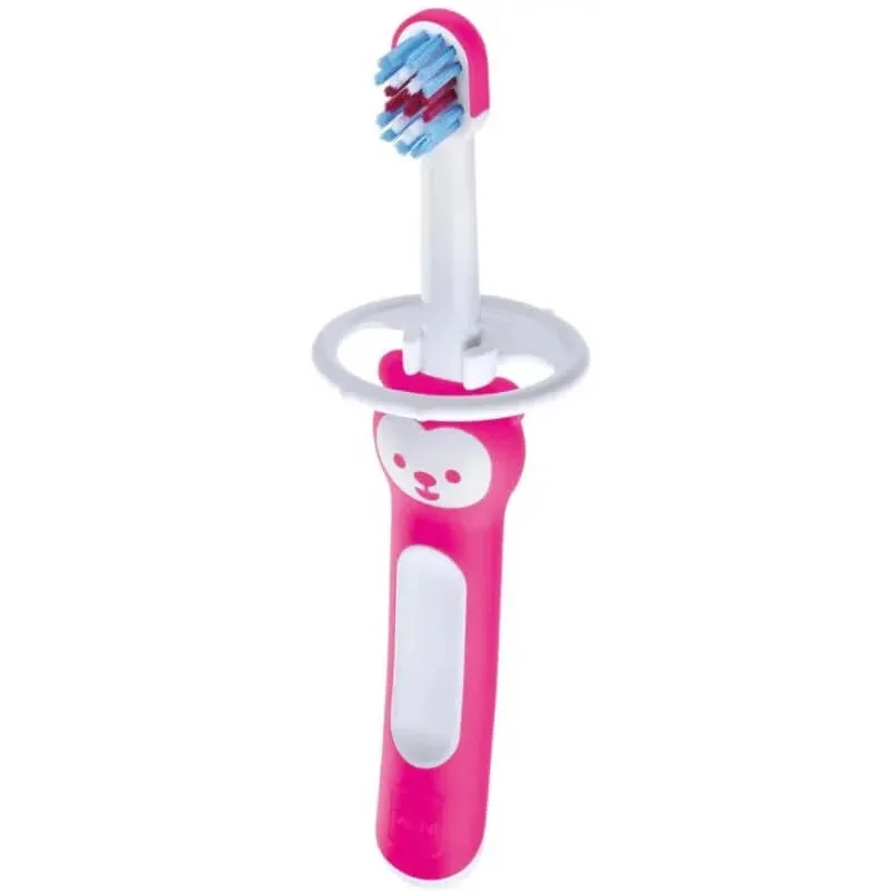 Mam Baby brush – periuță de dinți roz, pachet dublu — preț și oferte