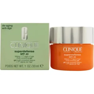 Clinique Superdefense SPF 40 gel – prevenire anti-îmbătrânire + anti-oboseală 30 ml