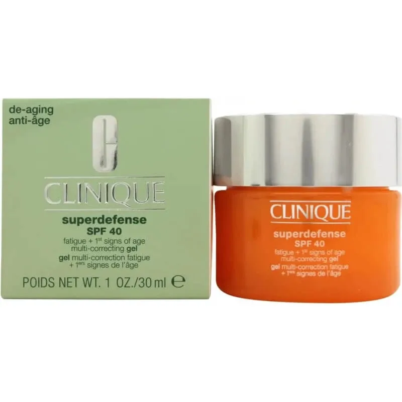 Clinique Superdefense SPF 40 gel – prevenire anti-îmbătrânire + anti-oboseală 30 ml — preț și oferte