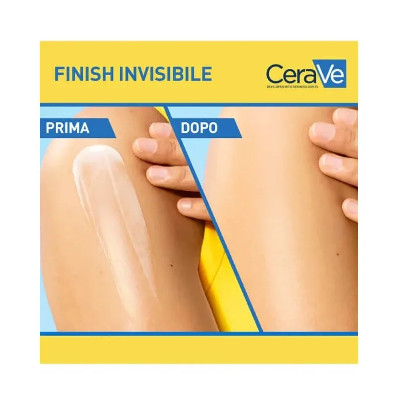 Cerave cremă de protecție solară SPF 50+, hidratantă, invizibilă, protecție foarte ridicată, 177 ml — preț și oferte