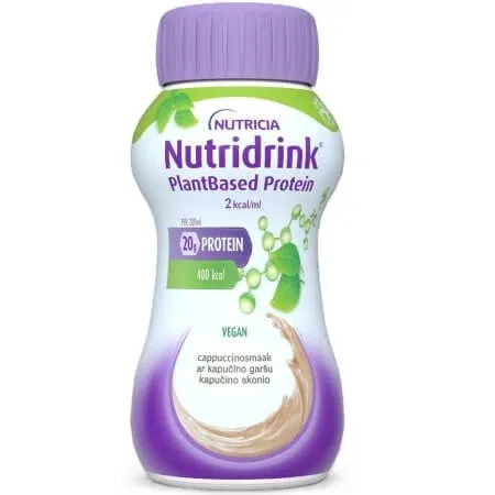 Nutridrink Protein cu aroma de capucino, 4 x 200 ml, Nutricia — preț și oferte