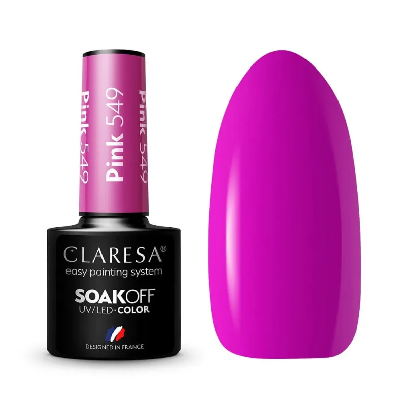 Claresa Soak Off UV/LED Pink Hybrid Varnish 549, 5 g — preț și oferte