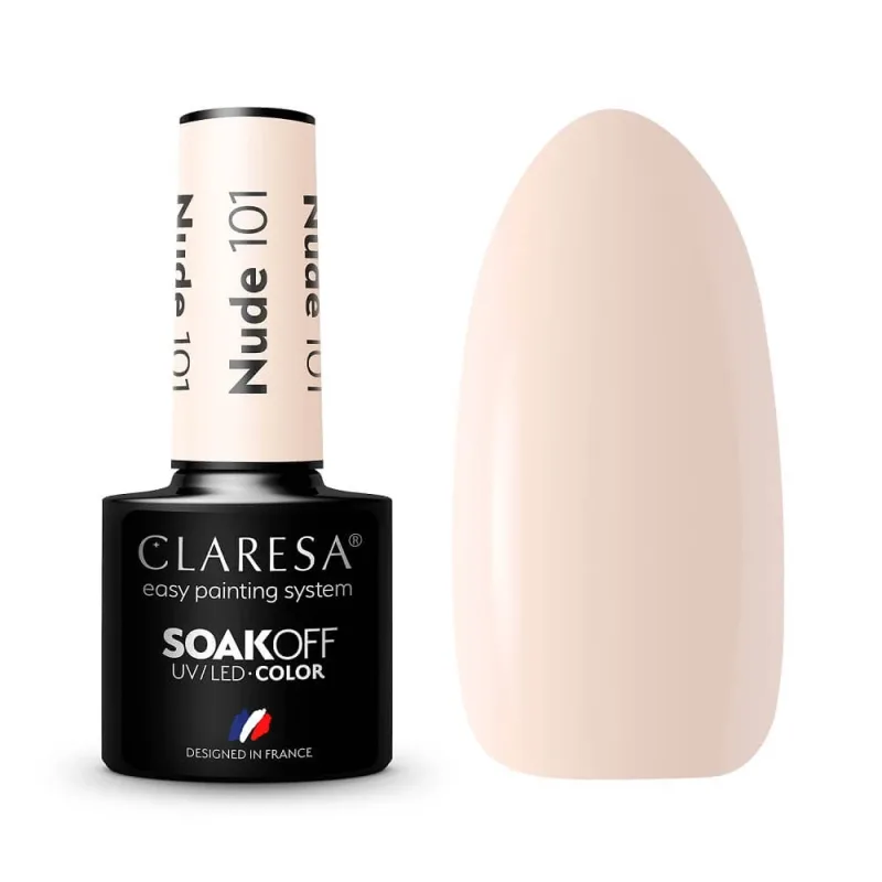 Claresa Soak Off UV/LED Nude Hybrid Varnish 101, 5g — preț și oferte