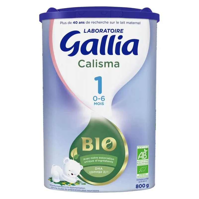 Gallia Calisma 1 Lapte praf organic 0-6 luni 800g — preț și oferte