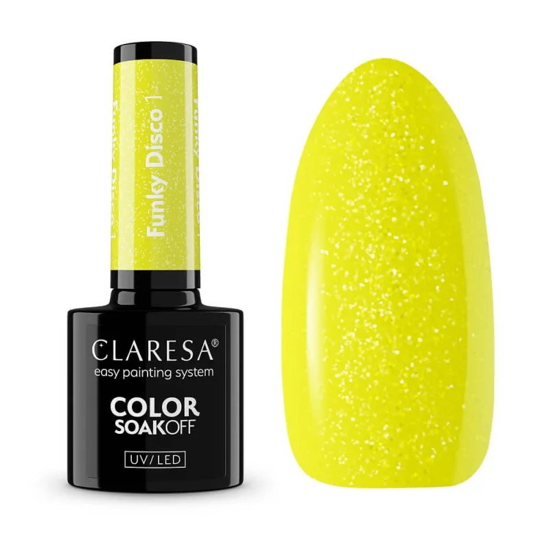 Claresa Soak Off UV/LED Funky Disco Hybrid Varnish 1, 5 g — preț și oferte