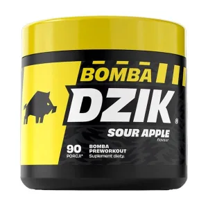 Boar Bomb Preworkout Sour Apple, pulbere, aromă de măr acru, 300 g