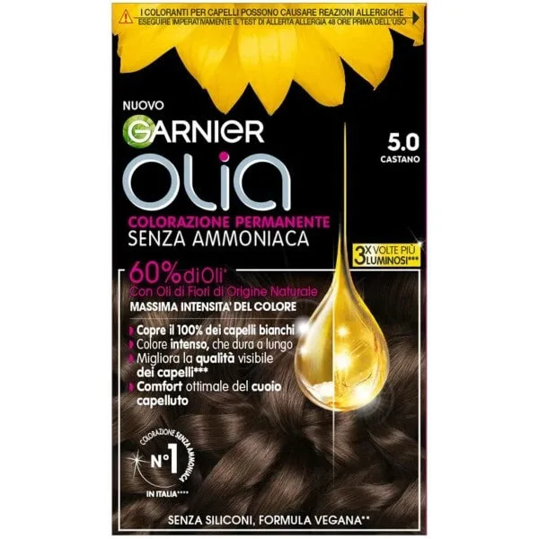 GARNIER OLIA PERMANENT COLOR 5.0 MARO DESCHIS — preț și oferte