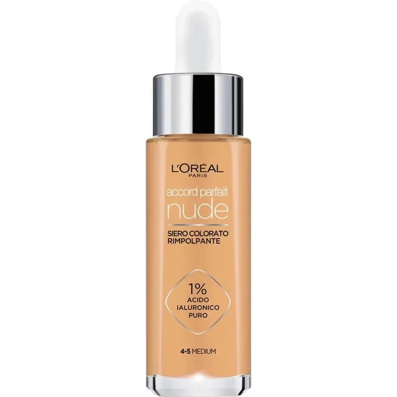 L'oreal paris Accord parfait nude - ser de culoare plumping - nr. 4-5 mediu L'Oréal Paris — preț și oferte