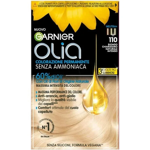 GARNIER OLIA COLORANT PERMANENT 110 BLOND DESCHIS NATURAL INTENS — preț și oferte