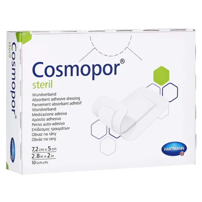 Cosmopor steril 7,2 x 5 cm 10 buc — preț și oferte