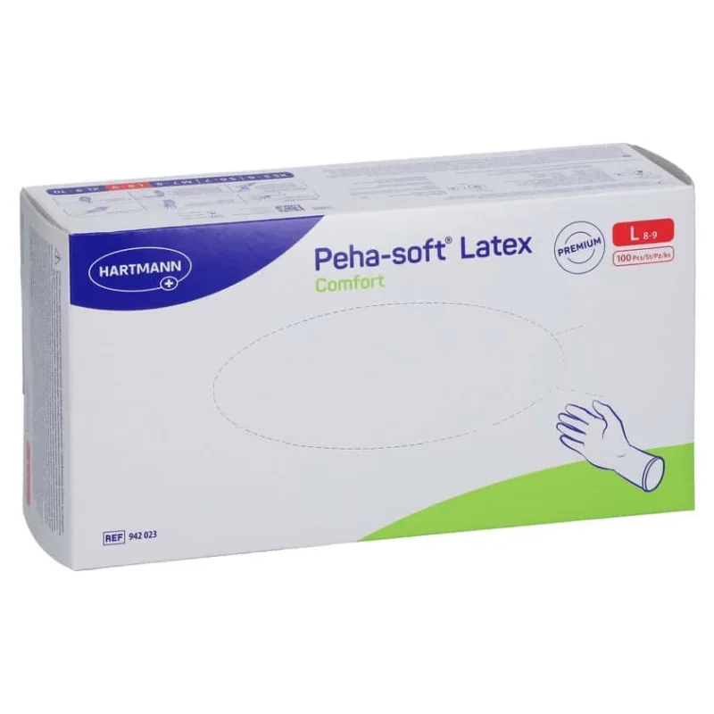 Peha-soft Latex Comfort Unt.hands.unsterile Pf L 100 buc — preț și oferte