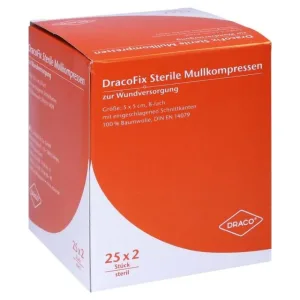 Dracofix PEEL Comprese sterile 5x5cm 8x25X2 buc.