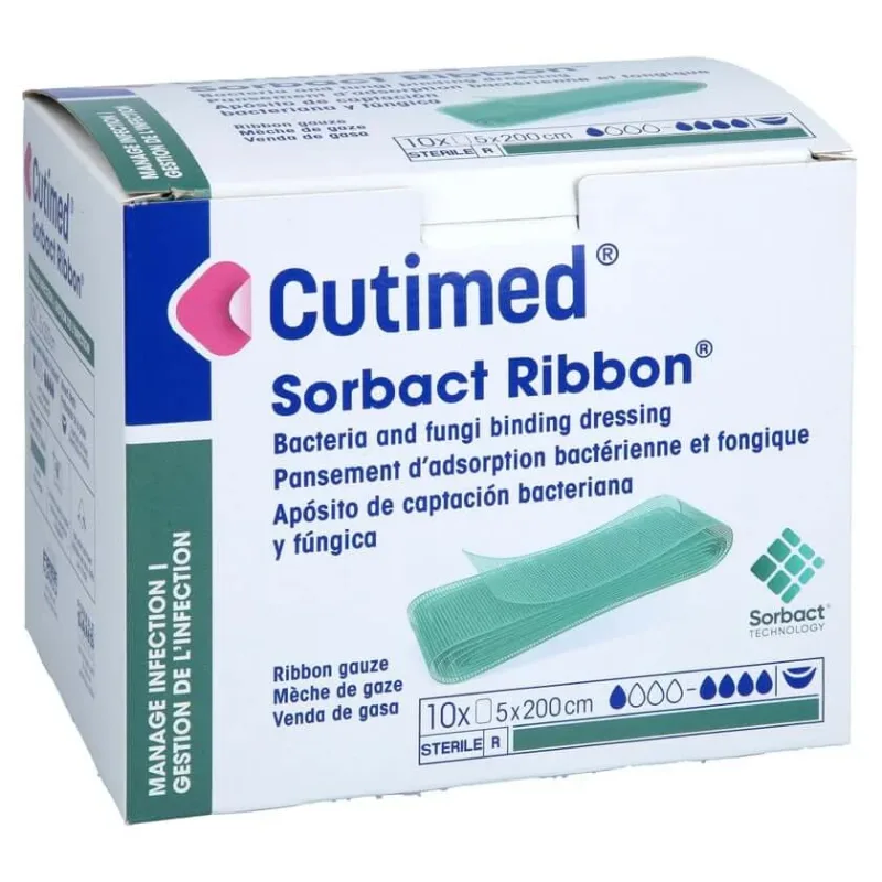 Cutimed Sorbact Tamponades Ribbon 5x200 Cm 10 St — preț și oferte