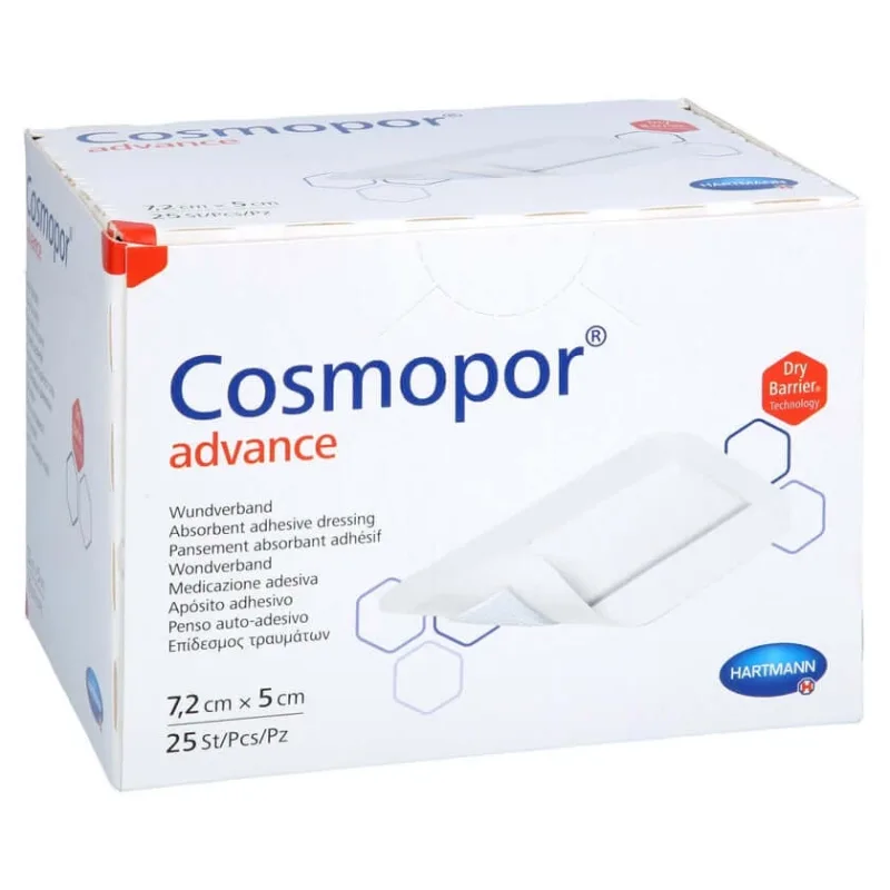Pansament Cosmopor Advance 5x7.2 cm 25 buc. — preț și oferte