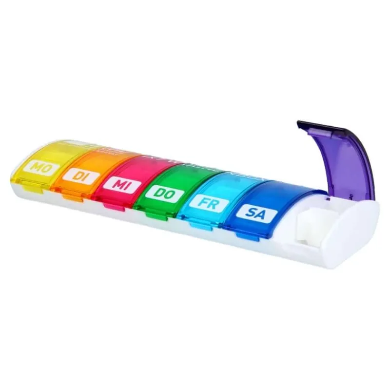 Wepa 1x7 cutie săptămânală rainbow/uv-protection+ 1 buc — preț și oferte