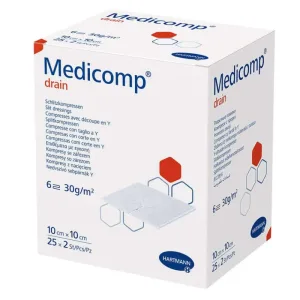 Medicomp Fantă de drenaj comp. sterilă 10x10 25X2 buc.