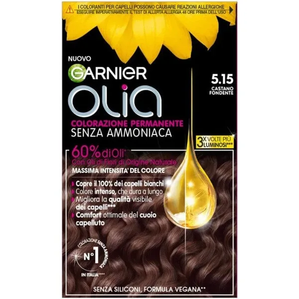 GARNIER OLIA COLORANT PERMANENT 5.15 MARO ÎNCHIS — preț și oferte