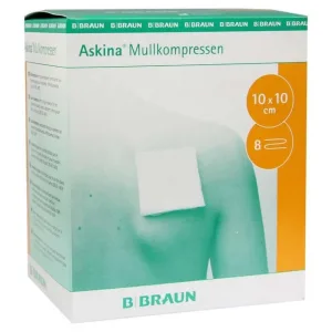 Comprese de tifon Askina 10x10cm sterile 25X2 buc