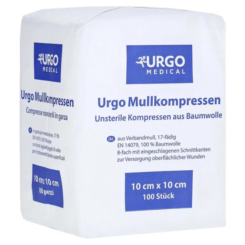 Comprese de tifon URGO 10x10 cm nesterile 100 buc. — preț și oferte