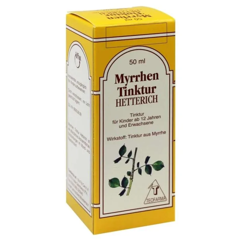 Tinctură de smirnă Hetterich 50 ml — preț și oferte