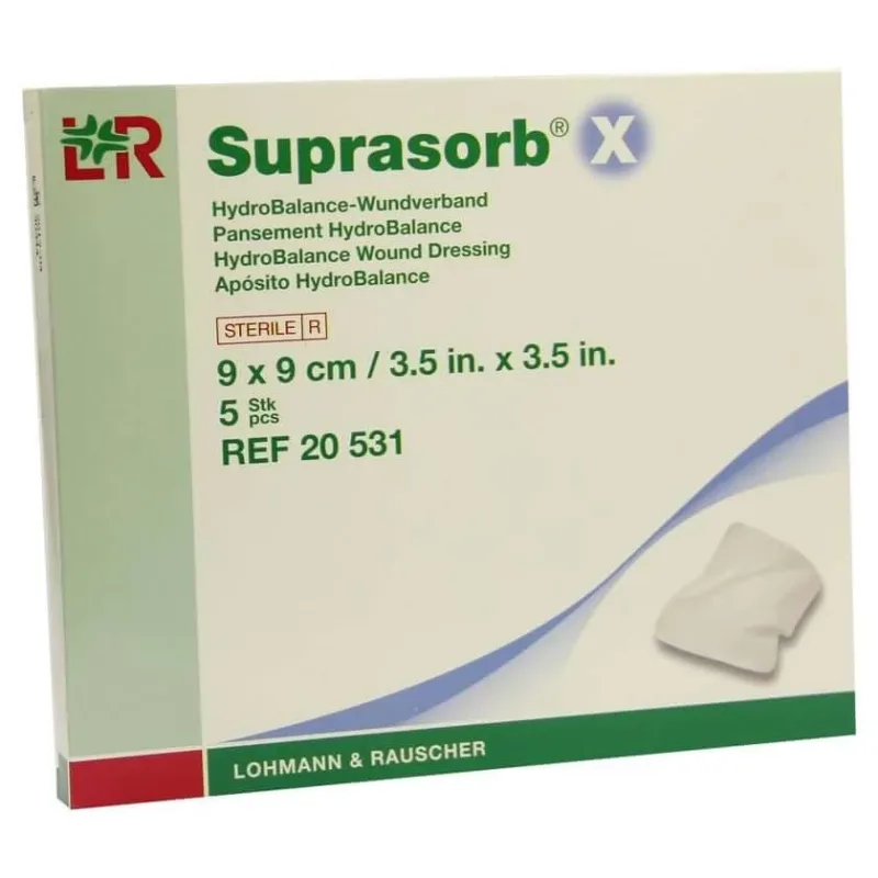 Pansament Suprasorb X Hydrobalance 9x9 cm 5 buc — preț și oferte