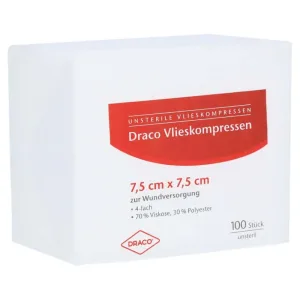 Comprese nețesute nesterile 7.5x7.5 c 100 buc.