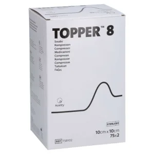 Topper 8 Compr.10x10 cm steril 75X2 buc