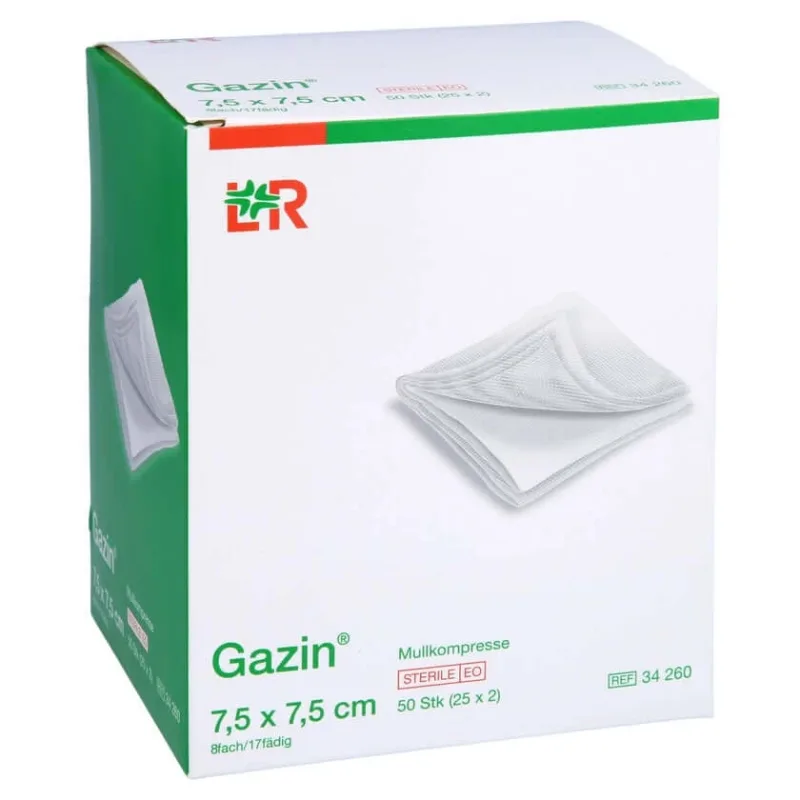 Gazin tifon comp. 7.5x7.5 cm steril 8x25X2 buc. — preț și oferte