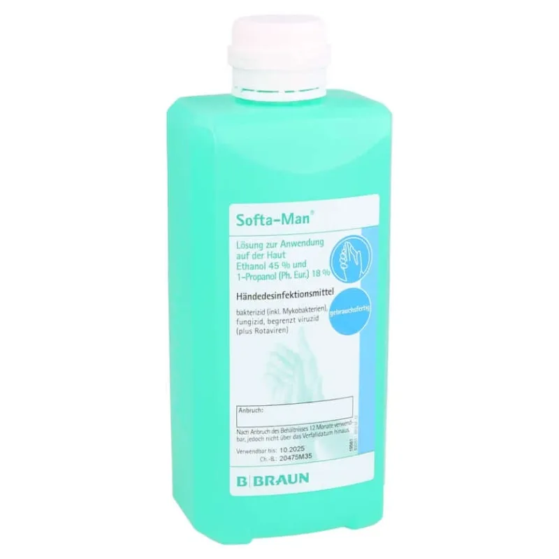 Softa MAN flacon dozator dezinfectant pentru mâini 500 ml — preț și oferte