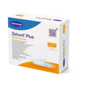 Zetuvit Plus Bordură din silicon 10x10 cm 10 buc