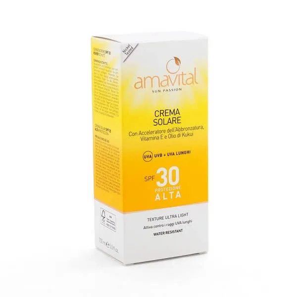 Amavital cremă solară pentru față și corp SPF 30 150 ml — preț și oferte