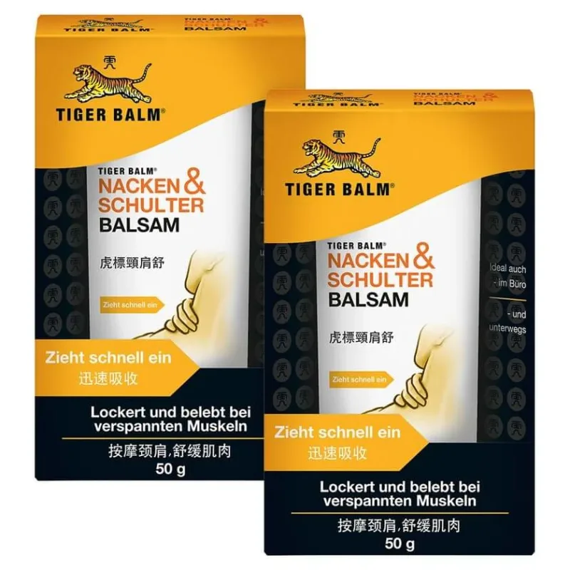 Balsam pentru gât și umăr Tiger BALM 2X50 g — preț și oferte