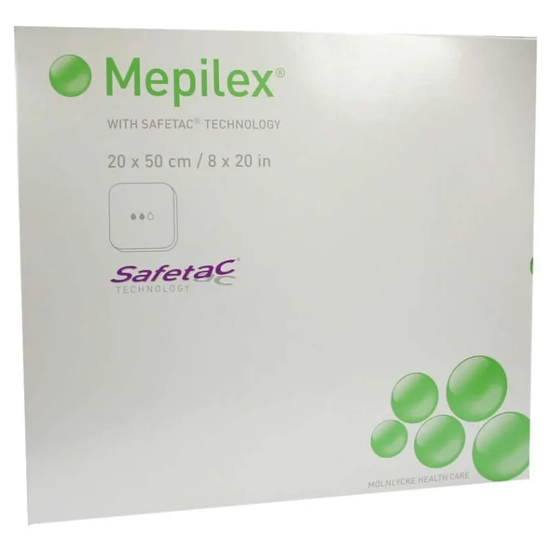 Pansament spumă Mepilex 20 x 50 cm 2 buc — preț și oferte