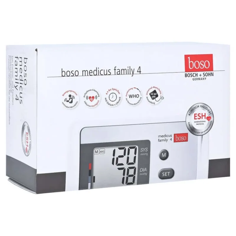 BOSO Medicus Family 4 Monitor de tensiune arterială pentru brațul superior 1 buc — preț și oferte