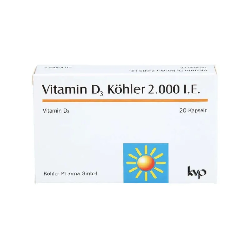 Vitamina D3 Köhler 2.000 UI 20 St — preț și oferte