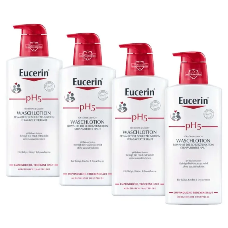 Eucerin pH5 Loțiune de spălare 4X400 ml — preț și oferte