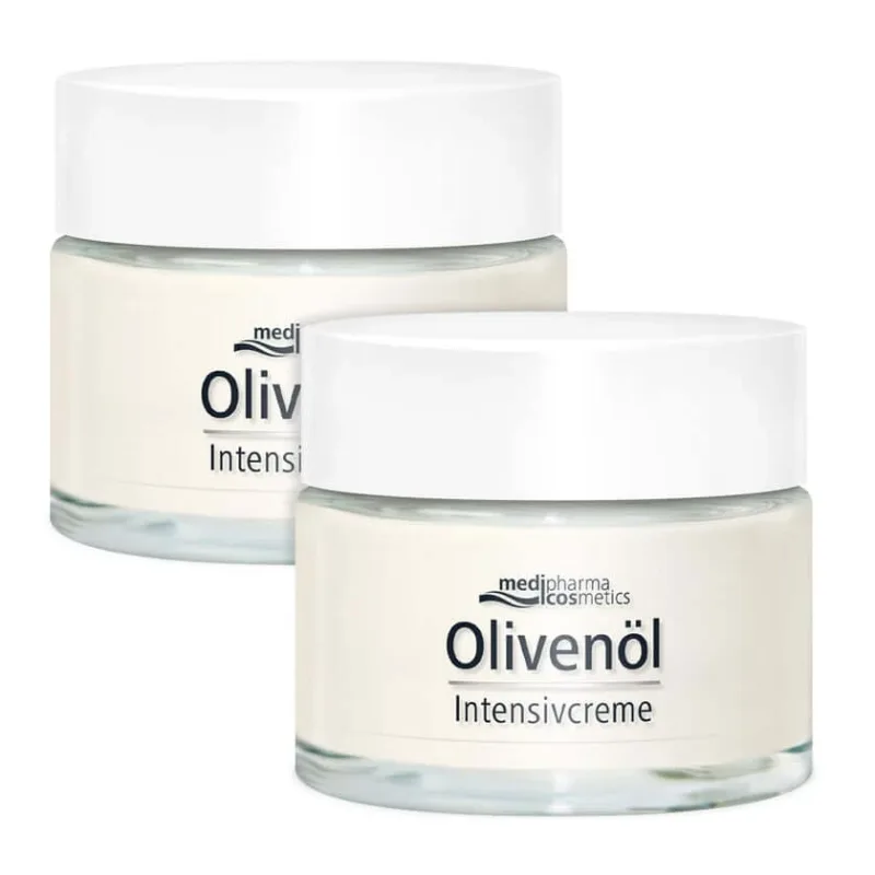 Pachet dublu de cremă intensivă cu ulei de măsline 2X50 ml — preț și oferte