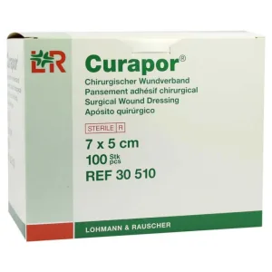 Curapor Pansament steril pentru răni 5x7 cm 100 buc