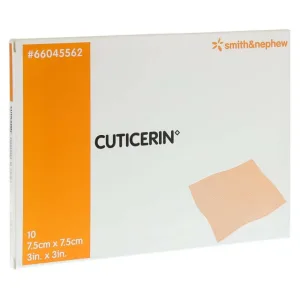Cuticerin 7.5x7.5 cm tifon cu acoperire cu unguent 10 buc.