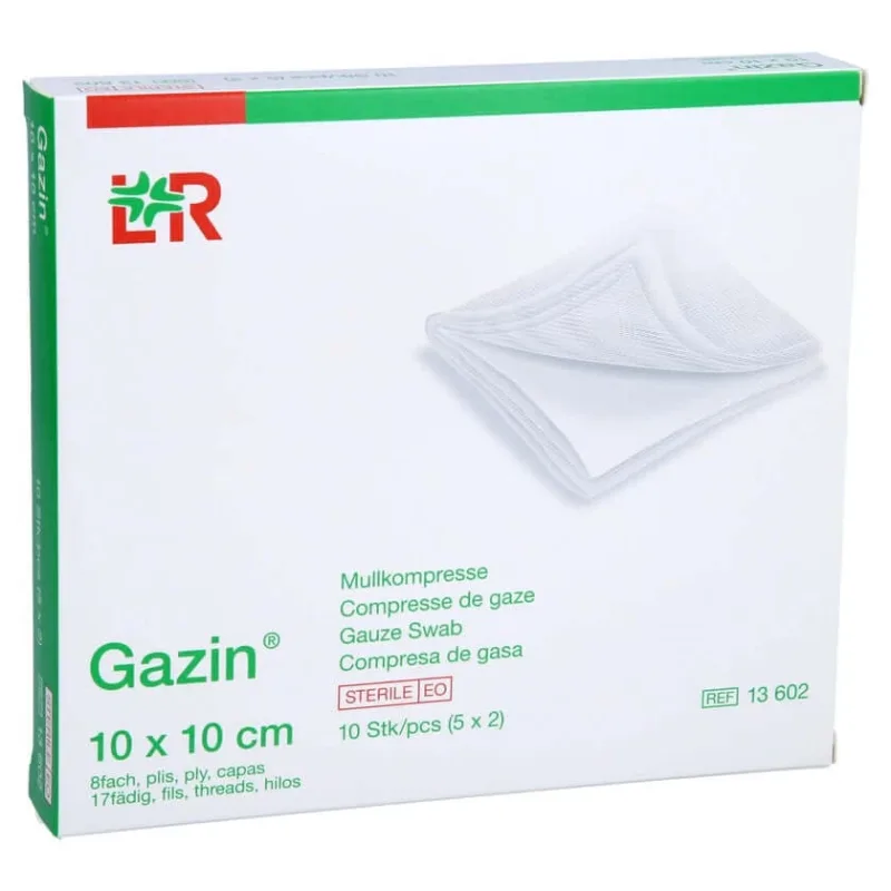 Gazin tifon comp.10x10 cm steril 8 ori 5X2 buc — preț și oferte