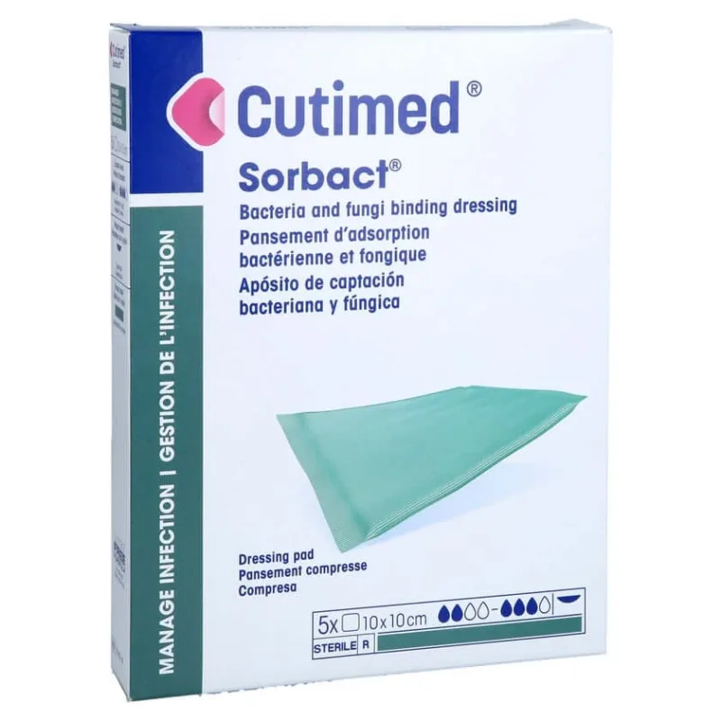 Comprese absorbante Cutimed Sorbact 10x10 cm 5 buc. — preț și oferte