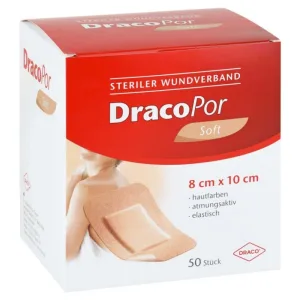 Pansament Dracopor 8x10 cm piele sterilă 50 buc