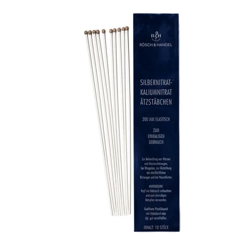 Nitrat de argint nitrat de potasiu bețe de gravură 10x200mm elastic 10 buc. — preț și oferte
